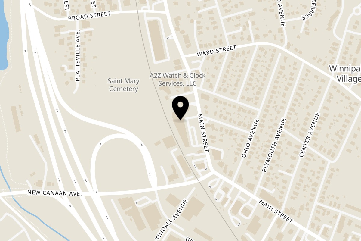 Map showing the location of Crazy King Burrito on 205 Main St ste 9 in Norwalk